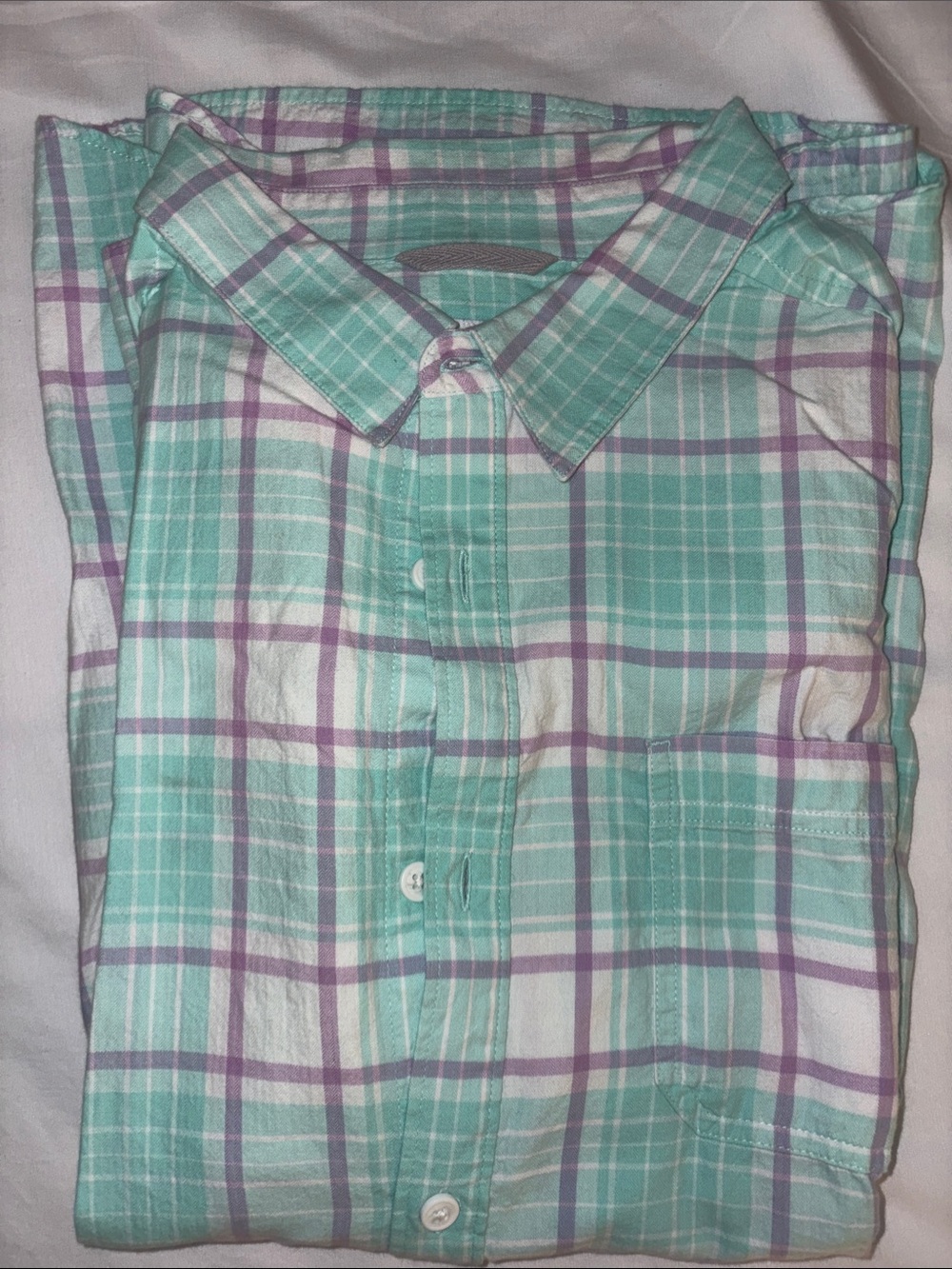 Men's Columbia Plaid Button-Up Shirt